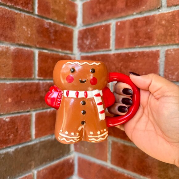 TARGET WONDERSHOP GINGERBREAD MAN MINI MUG 1CT - Picture 1 of 4